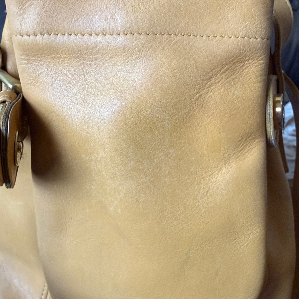 Vintage Coach SoHo Belted Pouch Bag Style # 4156 Yellow - Picture 16 of 16